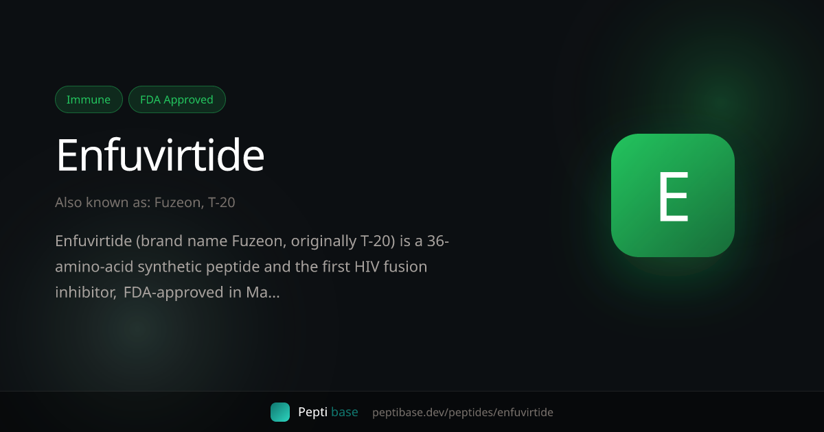 Enfuvirtide: What the Research Actually Shows (FDA Approved) (2026)