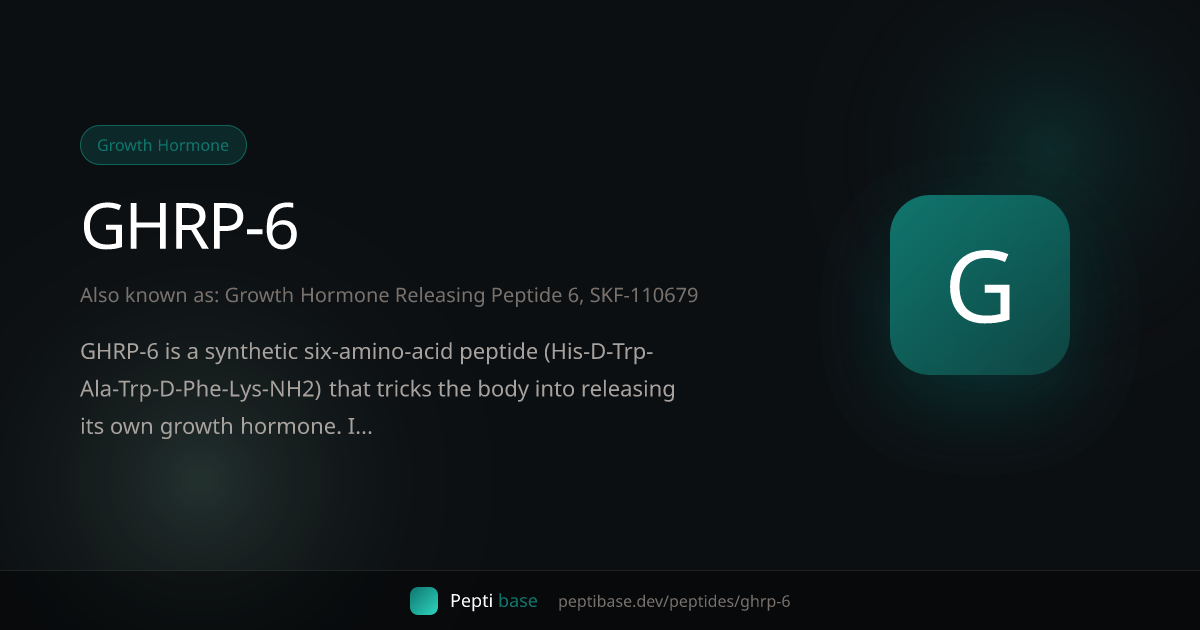 GHRP-6: What the Research Actually Shows (2026)
